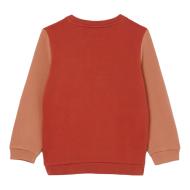 Sweat Beige/Marron Garçon Lacoste Block Fleece vue 2