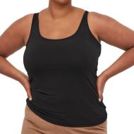 Débardeur Noir Femme Vila Curve Vijenni