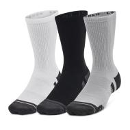Lot de 3 Paires de Chaussettes Blanches/Grises/Noires Homme Under Armour Performance Tech pas cher