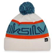 Bonnet Blanc/Bleu Homme Quiksilver Summit pas cher
