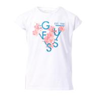T-shirt Blanc/Rose/Bleu Fille Guess 6YW1 pas cher