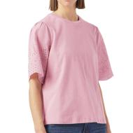 T-Shirt Rose Femme YAS Yaslex