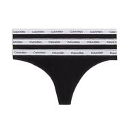 X3 Stings NoirHomme Calvin Klein Thong pas cher