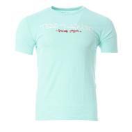T-shirt Vert d'eau Homme Teddy Smith Ticlass Basic pas cher