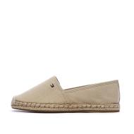 Espadrilles Beige Femme Tommy Hilfiger Flag Canvas pas cher