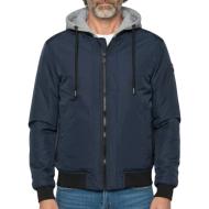 Blouson Marine Schott Pastron Amovible pas cher