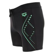 Maillot de bain Noir Garçon Arena Cross Hatching Mid Jammer pas cher