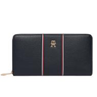 Portefeuille Marine Femme Tommy Hilfiger Icones pas cher
