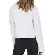 Veste en Jean Blanc Femme Only Palma vue 3