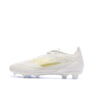 Chaussures de football Blanches/Doré Garçon Adidas F50 League pas cher