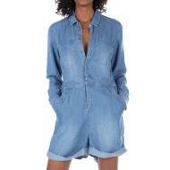 Combishort Bleu Femme Superdry Playsuit