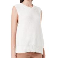 Pull sans manches Ecru femme Only Paris pas cher