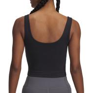 Camiseta sin mangas negra para mujer Under Armour Motion ver 2