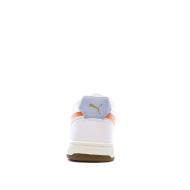 Baskets Blanche/Orange Ado Puma Caven Iii Retro vue 3