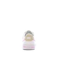 Baskets Blanche/Rose Fille Nike Court Legacy vue 3