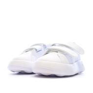 Baskets Blanches/Verte Garçon/Fille bébé Adidas Advantage vue 6