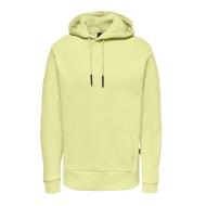 Sweat à Capuche Jaune Pale Homme Only & Sons Ceres pas cher