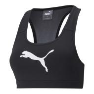 Brassière noire femme Puma Mid Impact 4Keeps 520304 pas cher