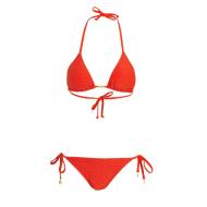 Ensemble de Bikini Orange Femme Lagon Bleu VERMILLON vue 2