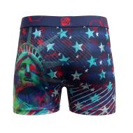 Boxer Bleu/Rouge Garçon Freegun Statue Liberté vue 2