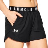 Short Noir/Blanc Femme Under Armour Ua Play Up 3.0 pas cher