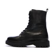 Bottines Noires Femme Geox Bleyze pas cher