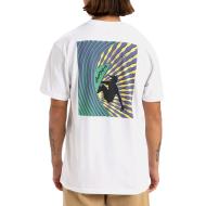 T-shirt Blanc Homme Quiksilver Window Pane vue 2