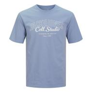 T-Shirt Bleu Homme Jack & Jones Koto pas cher