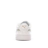 Baskets Blanches/Beiges Fille Puma Carina 2.0 vue 3