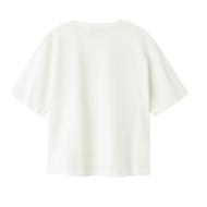 T-shirt Blanc Fille Name It Bara vue 2