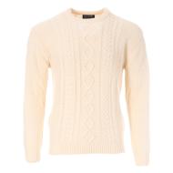Pull Écru Homme Paname Brothers Irlandais pas cher