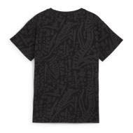 T-shirt Noir Fille Puma Hypernatu vue 2
