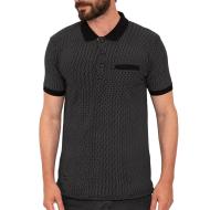 Polo Noir Homme Paname Brothers