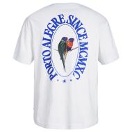 T-shirt Blanc Homme Jack & Jones 12276717 vue 2
