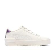 Baskets Blanches/Violette Fille Puma Jada Biolumines vue 2