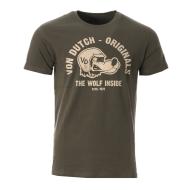 T-shirt Kaki Homme Von Dutch WOOFER