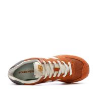 Baskets Orange Homme New Balance 574 vue 4
