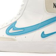 Baskets Blanches Femme Nike Blazer Mid GS vue 7