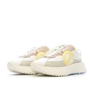 Baskets Blanc/Rose Femme No Name Carter Runner vue 6