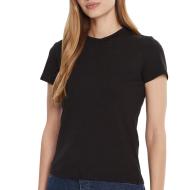 T-Shirt Noir Femme Calvin Klein Jeans Supima