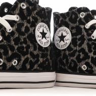 Baskets Noires Léopard Femme Converse Chuck Taylor All Star vue 7