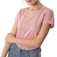 T-shirt Rose Femme Deeluxe Glitter To W