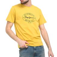 Yellow Men's T-Shirt Pepe jeans Original