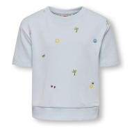 Blaues T-Shirt für Mädchen von ONLY Kmgsolina günstig