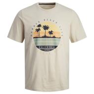 T-shirt Beige Homme Jack & Jones Summer pas cher