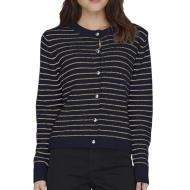 Gilet Marine/Beige Femme Only Chester