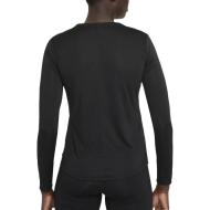 T-shirt Manches Longues de Sport Noir Femme Nike Top vue 2