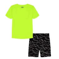 Conjunto amarillo/negro para niño Under Armour Tech Printed ver 2