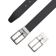 Coffret cadeau ceinture réversible Noir Homme Tommy Hilfiger Business vue 3