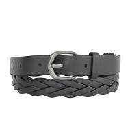 Ceinture Cuir Noir Femme Levi's Braid pas cher